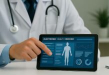 Doctor Examining Electronic Health