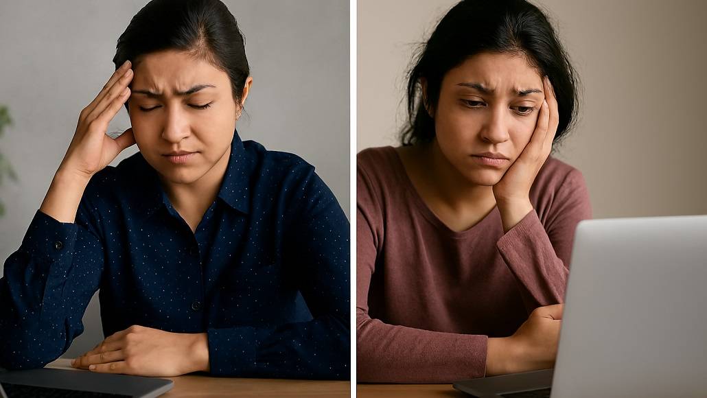 digital burnout vs depression difference