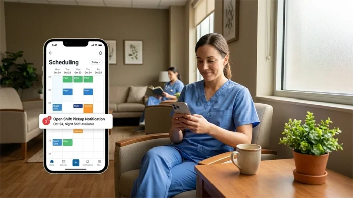 Healthcare workforce technology supporting care teams
