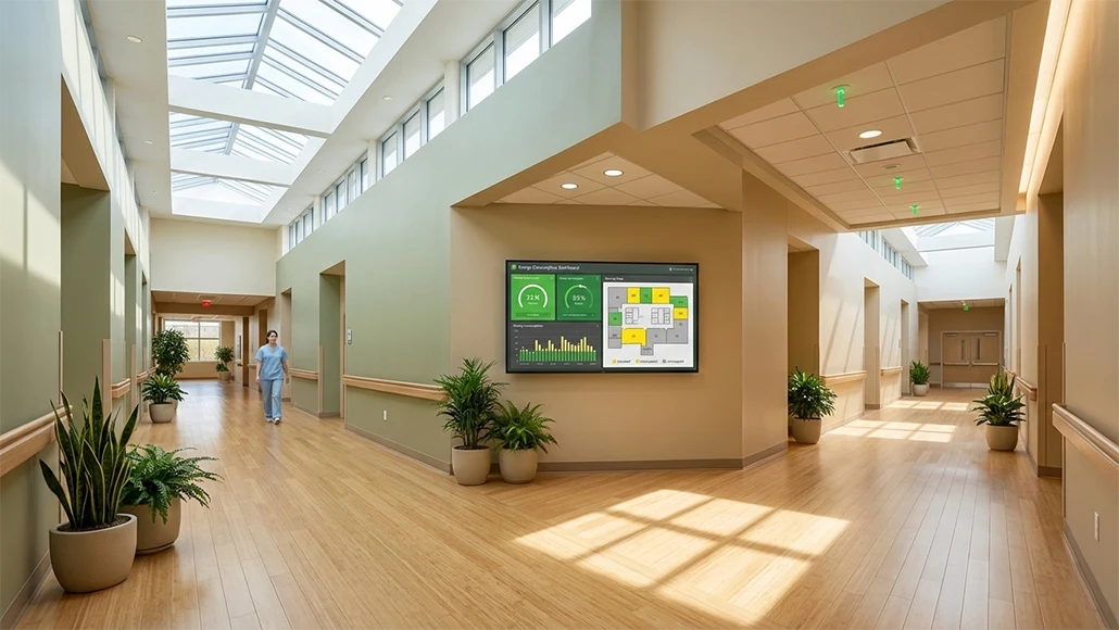 Sustainable healthcare systems reducing environmental impact