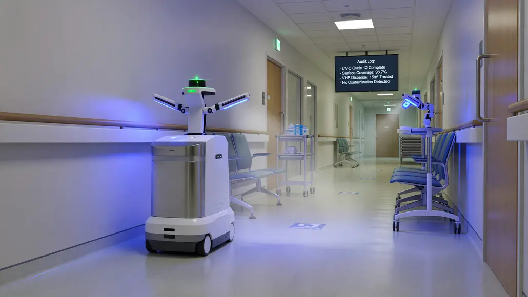 hospital infections autonomous robots