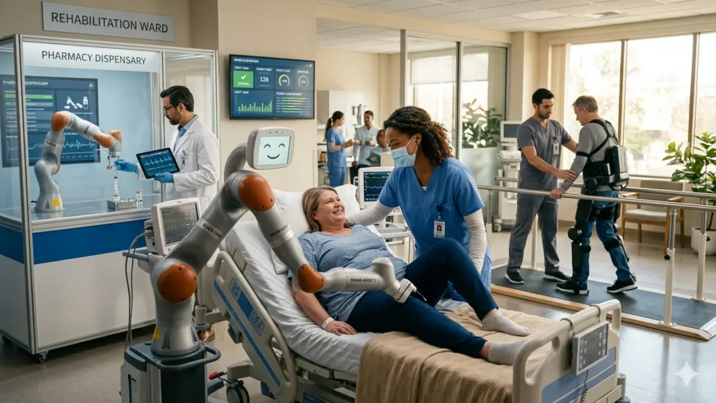 human robot synergy healthcare teams