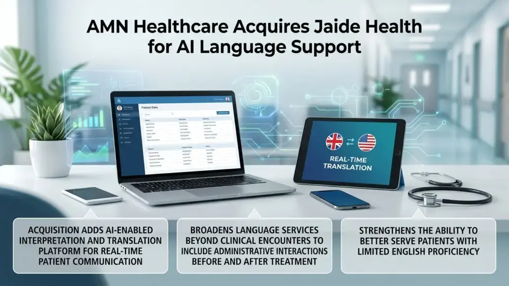 AMN Healthcare Acquires Jaide Health