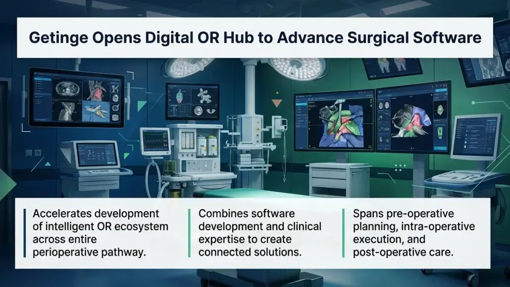 Getinge Opens Digital OR HubGetinge Opens Digital OR Hub