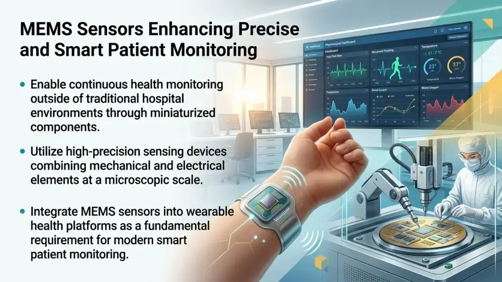 MEMS Sensors Enhancing Precise and Smart Patient Monitoring