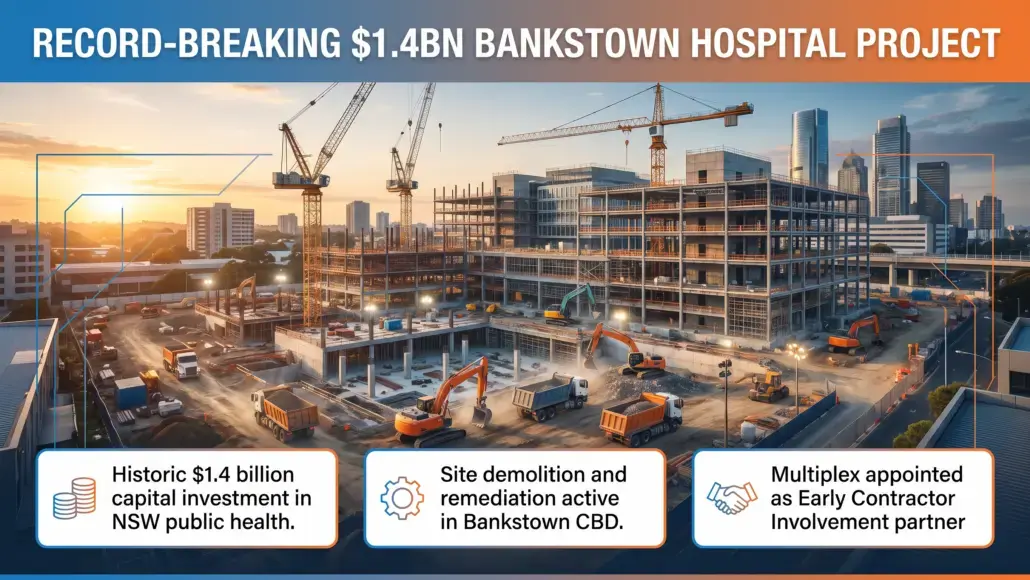 Plans Approved for $1.4bn Bankstown Hospital Development in Sydney