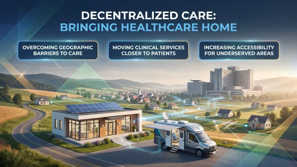 Decentralized Care Technologies Supporting Healthcare Accessibility