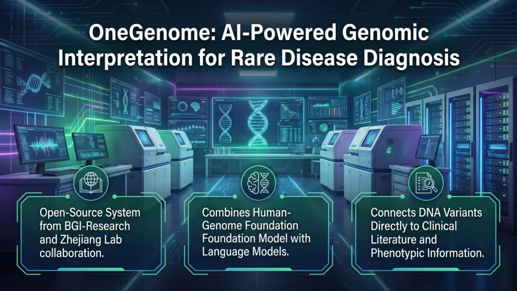 Chinese Researchers Develop OneGenome Genomic AI System for Rare Disease Diagnosis
