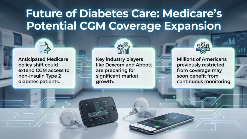 Dexcom and Abbott Await Medicare CGM Coverage Expansion for Non-Insulin Diabetes Patients
