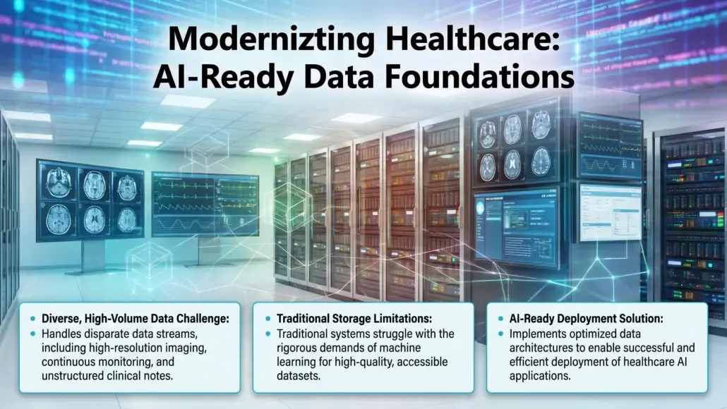 AI-Ready Data Architectures Improving Deployment of Healthcare AI Applications