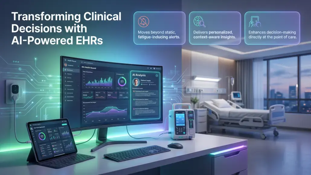EHR-Integrated AI Improving Clinical Decision Support at the Point of Care