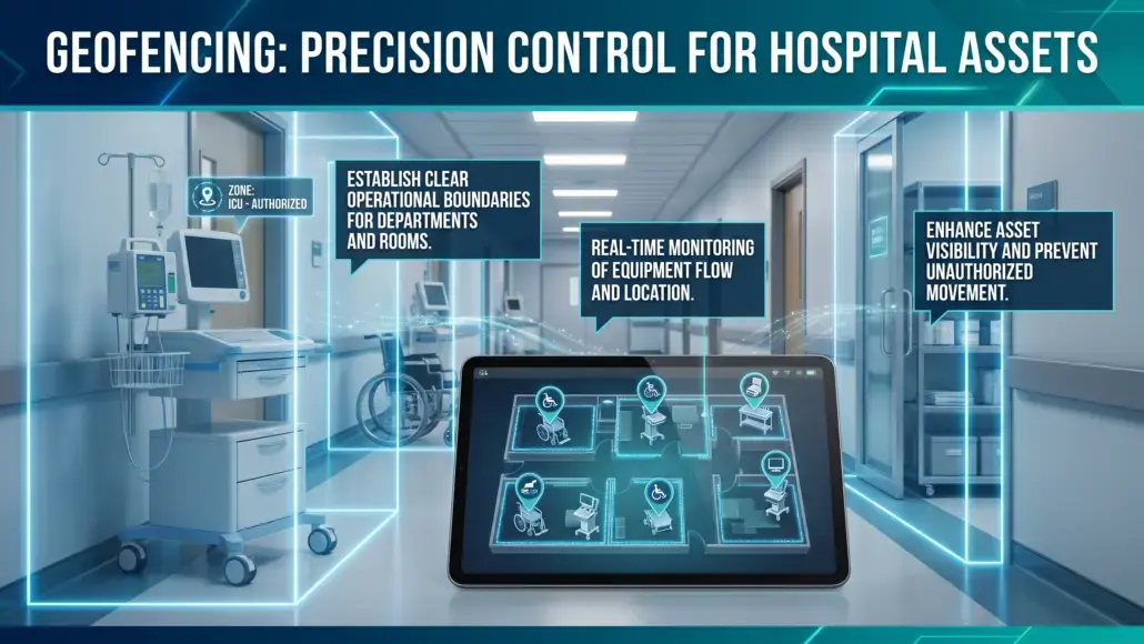 Geofencing Analytics Improving Hospital Equipment Movement Control