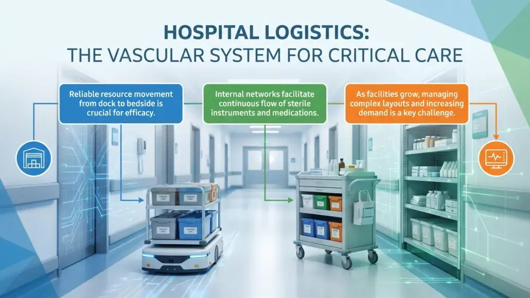 Internal Distribution Networks Improving Hospital Supply Movement