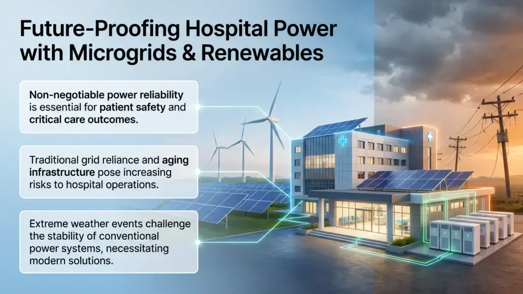 Renewable Energy Microgrids Supporting Critical Hospital Infrastructure