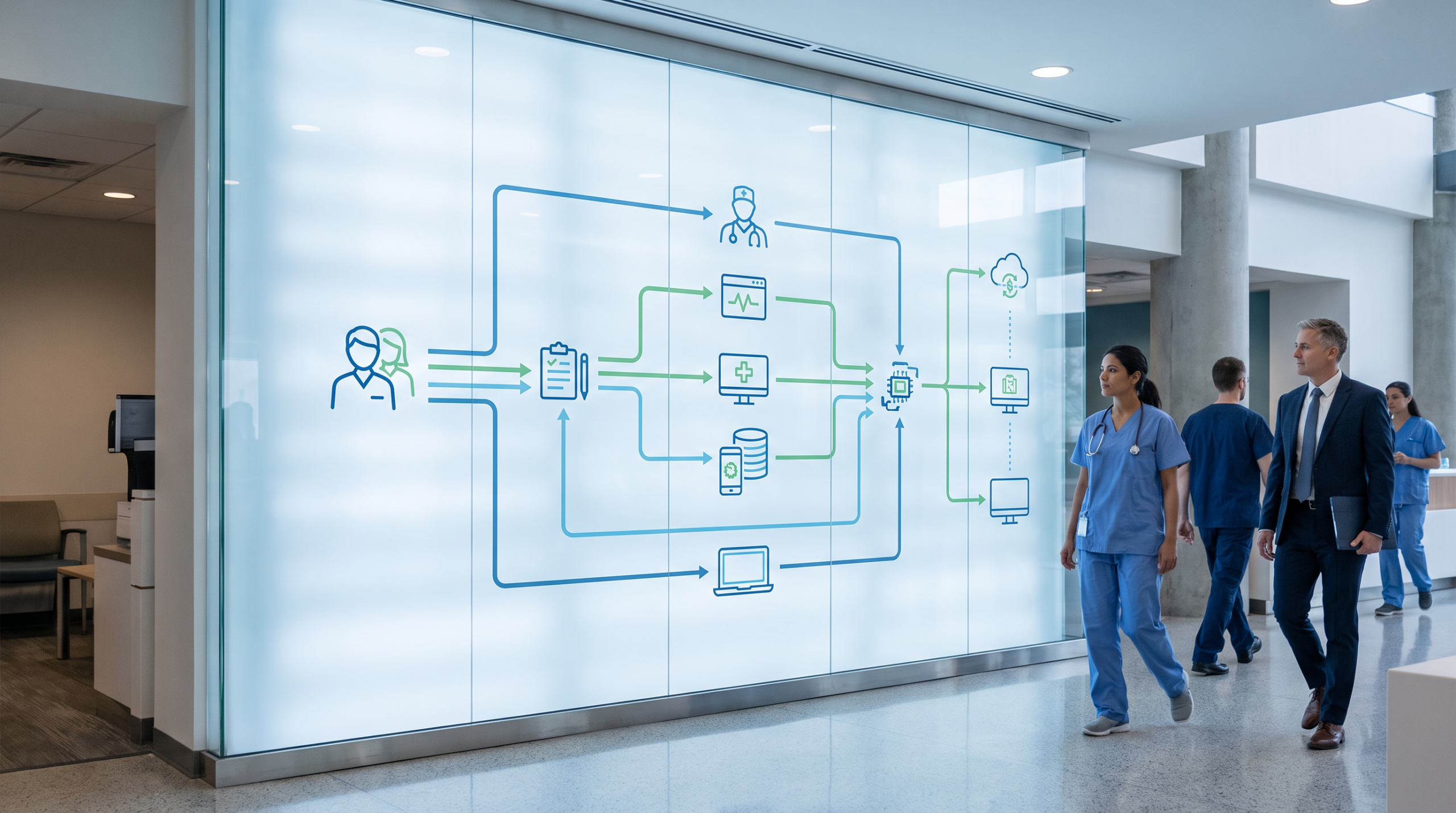 Hospital Digital Governance Infographic