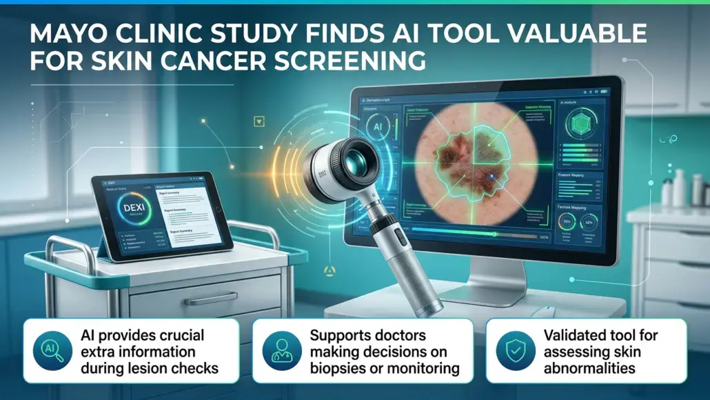 Mayo Clinic Study Validates AI Tool DEXI for Skin Lesion Assessment
