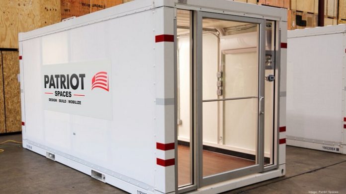 Patriot delivered six converted PODS storage containers to United Medical Center in Washington DC  