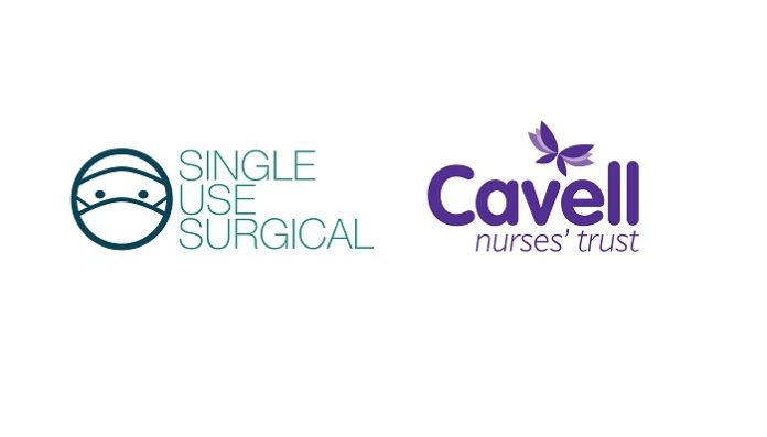 Single Use Surgical support Cavell Nurses Trust by donating 5p from every product sold in the UK