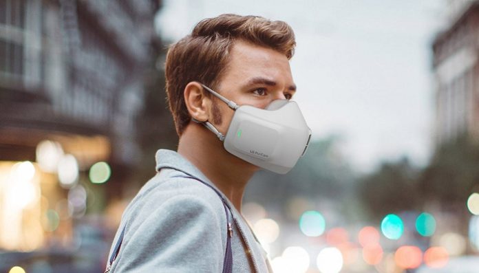 LG unveils battery-powered face mask dubbed wearable air purifier