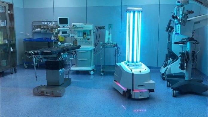 Hospital uses robotic technology to disinfect rooms from Covid-19 in fraction of time
