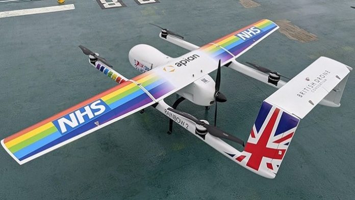 NHS deploy drones to deliver Covid-19 kit between hospitals