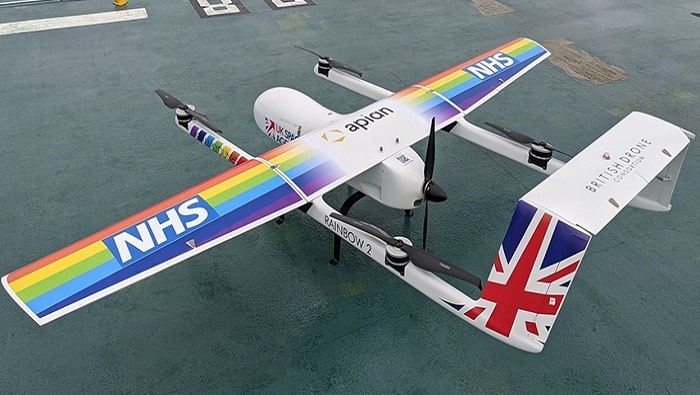 NHS deploy drones to deliver Covid-19 kit between hospitals