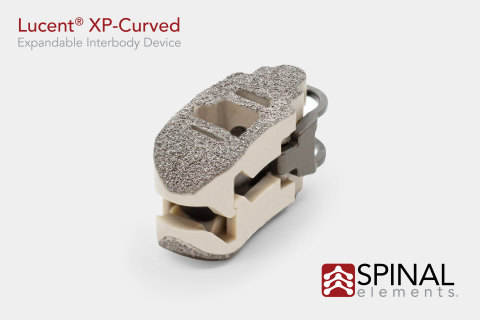 Spinal Elements Announces FDA Clearance of Lucent XP-Curved Expandable TLIF Device