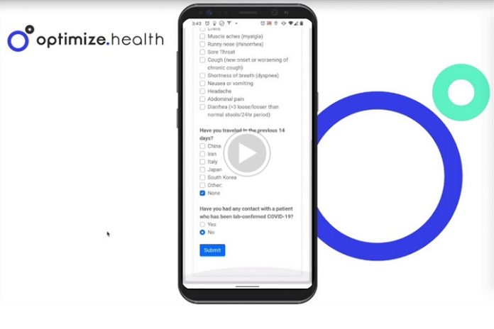 optimize.health releases free SMS-based survey to aid healthcare workers in their battle against COVID-19