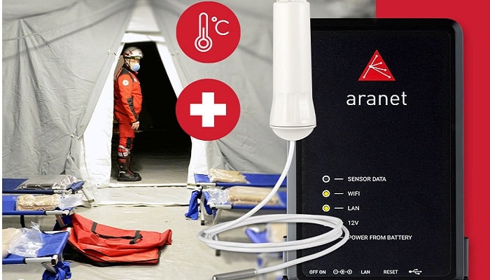 Aranet Releases A Large-Scale Wireless Body Temperature Monitoring Solution for Hospitals Battling COVID-19