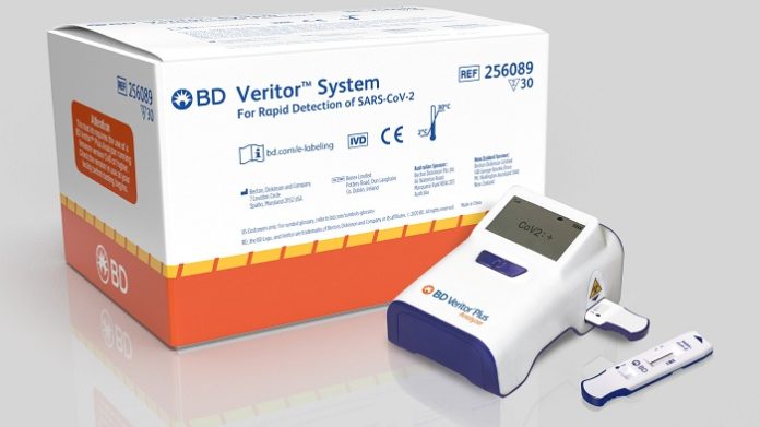 BD Announces CE Mark of Portable, Rapid Point-of-Care Antigen Test to Detect SARS-CoV-2 in 15 minutes