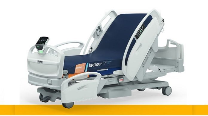 Stryker Launches Industry's First Completely Wireless Hospital Bed