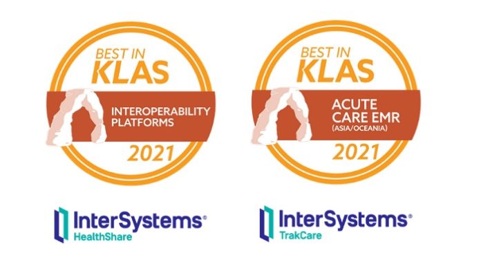 KLAS Research honours InterSystems TrakCare and HealthShare Unified Care Record for exceptional work and customer satisfaction