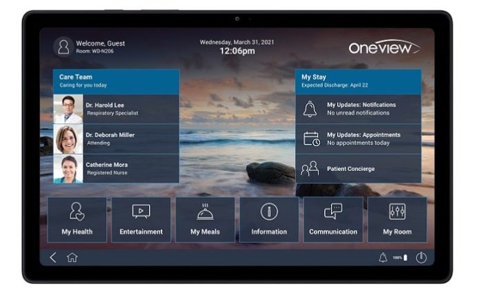 Oneview Healthcare Launches First Cloud-based Care Experience Platform